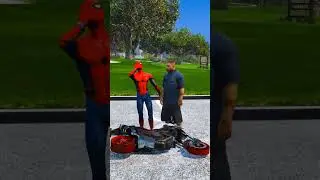 GTA V : SPIDERMAN KO MILA SUPER BIKE #shorts #gta