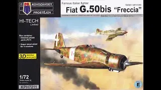 Fiat G.50 bis KOVOZÁVODY PROSTĚJOV 1:72