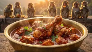 Spicy Chicken Masala Curry! 🍗 Amazing Village Cooking #ChickenCurry #villagecooking
