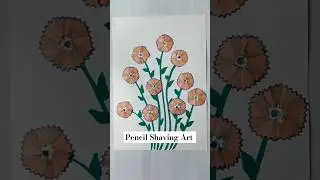 Art with Pencil Shaving | Easy Craft Ideas #craft #art #yt #shorts #youtubeshort @CraftoriaPriya
