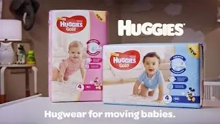 Huggies&reg; Gold: Hugwear for moving babies.