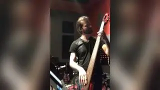 Test driving a NS Design electric upright bass