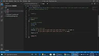 Default argument in cpp example