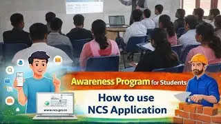 Awareness program about How to use NCS app (govt trusted app) at govt ITI Bhaddu Billawar