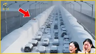 Shocking Natural Disasters Ever Caught on Camera | Chaos in Canada! Snowstorm Hits Ontario