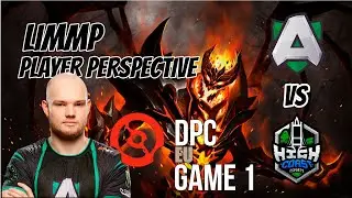 Limmp [Shadow Fiend] PLAYER PERSPECTIVE ALLIANCE VS HIGH COAST ESPORTS - DPC EU - GAME 1
