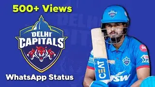 Delhi Capitals WhatsApp Status | DC WhatsApp Status | IPL 2020 Live | MI Vs CSK | THALA | MS Dhoni