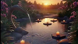 Gentle Water Flow & Soft Sleep Music for Peaceful Rest 🌊😴
