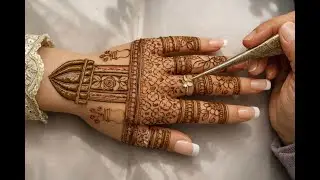 Stylish Quick Henna Design For Back Hand | Easy and Simple Mehndi Design Tutorial #hennabyayshanavaz