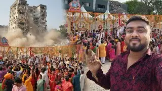 Navaratri tant work complete soon | Building Demolition | Day21 Vlog