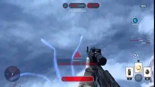 Star Wars Battlefront (Beta) - Bubble Shield vs Orbital Strike