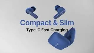 pTron Bassbuds Gomax in Ear TWS Earbuds, HD Mic & TruTalk AI ENC Calls, 36H Playtime, 13mm Drivers,