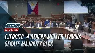 Ejercito, 4 others mulled leaving Senate majority bloc | The World Tonight