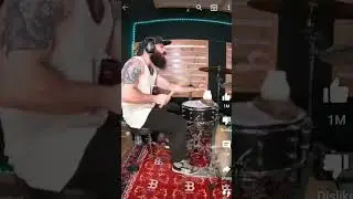 Drummer plays Natural Born Killer with One Hand!!?🤯