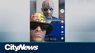 Wanted man with face tattoos mocks Toronto police on TikTok