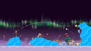 Angry Birds Seasons Winter Wonderham 1-7 Прохождение на 3 Звезды
