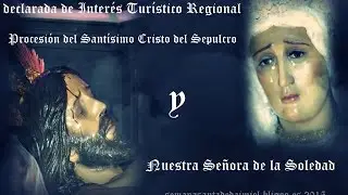 Procesión del Santísimo Cristo del Sepulcro y Nuestra Señora de la Soledad Daimiel 2015
