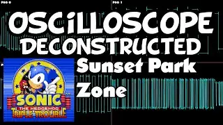 Sonic Triple Trouble - Sunset Park Zone - Oscilloscope Deconstruction