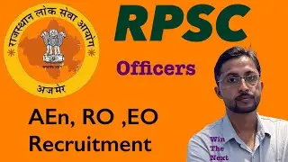 RPSC🇮🇳AEn -Civil , Revenue Officer, Executive Officer Recruitment Eligibility Selection Process✌🏻