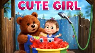Cute Girl Teddy Bear Ke Saath Bath Fun 😍 | Funny Cartoon Baby Video | Kids Entertainment