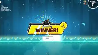 Winning against 10 level 50 to 60s - rocket bot royale