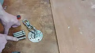 Deckenhaken 360&deg; drehbare Schaukelb&uuml;gel H&auml;ngekit, B&uuml;gel schief angeschweisst, sonst gut!