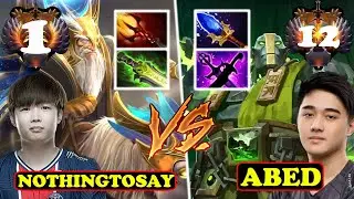 ABED EARTH SPIRIT MASTERY VS NOTHINGTOSAY #1 SERVER KOTL META MID | DOTA2ORBS