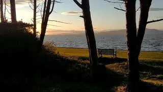Silloth Promenade Sunset 10.10.20 England Cumbria
