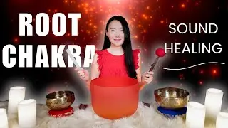 Deep Relaxation Sound Bath | Vagus Nerve & Root Chakra Healing
