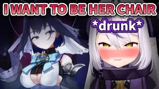 Drunk Laplus Being Absolutely Down Bad for Kronii