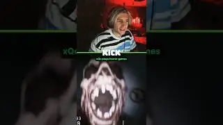 xQc plays horror games & screams like a girl