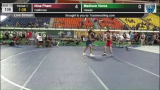 901 HS GIRLS 106 Nina Pham California vs Madison Vierra Hawaii 8420671104