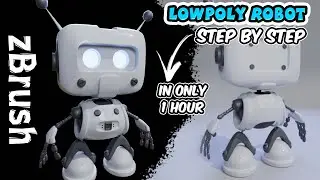 Hard Surface in zBrush - Little Robot Step by Step Tutorial