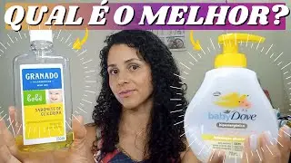 Granado tradicional ❌ Baby Dove, comparação dos sabonetes líquido Glicerina para recém nascido.