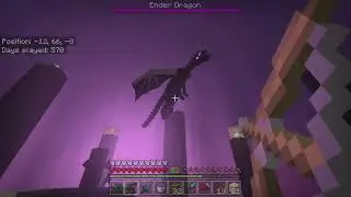 First Time Killing the Ender Dragon!!!!