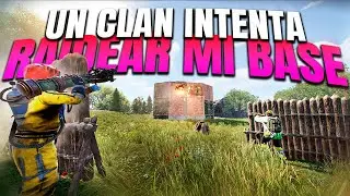 A CLAN TRYING TO RAID MY SOLO BASE - RUST - Spanish Gameplay