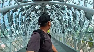 Checking out the Saloma Bridge in Kuala Lumpur Malaysia 🇲🇾