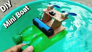 How to Make a Powerful DIY Boat Using Plastic Bottles & DC Motors