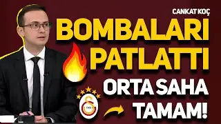 SICAK GELİŞME! GALATASARAY MUHABİRİ CANKAT KOÇ TRANSFER BOMBALARINI PEŞ PEŞE PATLATTI!
