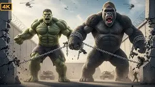 King Kong and Hulk vs Military | Kong Destroy City Together! Show of Power in The City