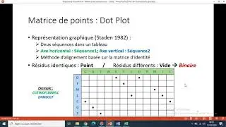 Cours Bioinformatique-Chapitre 4: Matrices de comparaison-S2-3ème année-2019/2020