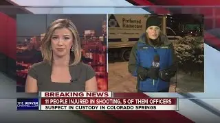 11 people injured in shooting, 5 of them officers