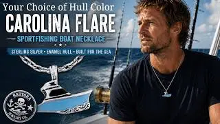 Carolina Flare Boat Necklace by Nautora