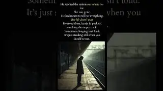 The Missed Train | Micro fiction by Anagha | Subscribe for daily short stories #shortvideo #viral