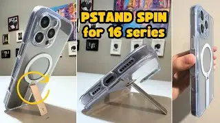 Чехол Torras Pstand 360 Spin Magsafe для iPhone 16 серии | Полная демонстрация + обзор