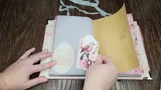 Romantic theme Junk Journal/ Travelers Notebook/ Snap Journal. For Sale in Etsy.