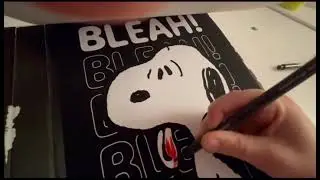 Snoopy coloring book from Santa 