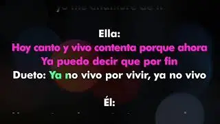 Karaoke Ya No Vivo Por Vivir Juan Gabriel Dueto Natalia Lafourcade