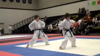 Curtis Emily Zach - Team Kata 1 - Tsuruoka Nationals Kelowna 2013