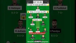 RR vs GT Dream11 Prediction 2023 | RR vs GT Dream11 Team 2023 | Dream 11 Team of Today Match